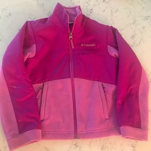 Girls Columbia fleece jacket XS